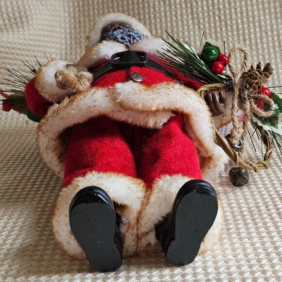 Ashland Christmas Collectible Santa with Gift Sack Holly‎ - NEW with tag - Picture 8 of 10